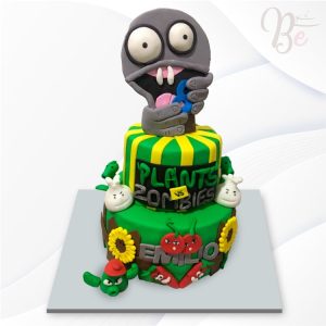 Torta-plantas-vs-zombies