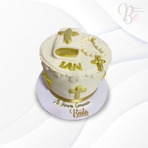 Torta primera comunión cruz