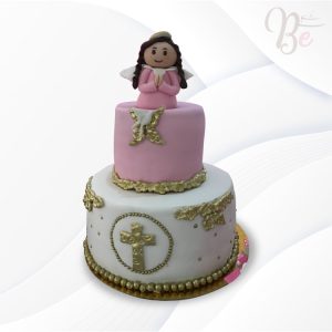Torta primera comunión angel