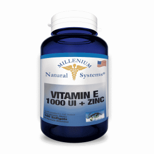 Vitamin E 1.000 IU + Zinc 100 Softgels