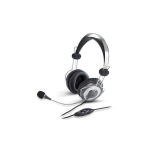 Audífono Diadema Genius HS-04SU 2 Plug 3.5 mm Gris