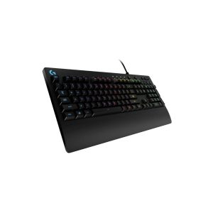 Teclado G213 Prodigy Logitech Gaming Ingles Alámbrico USB RGB Lightsync Color Negro