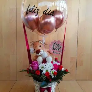 Detalle "Balde de flores"