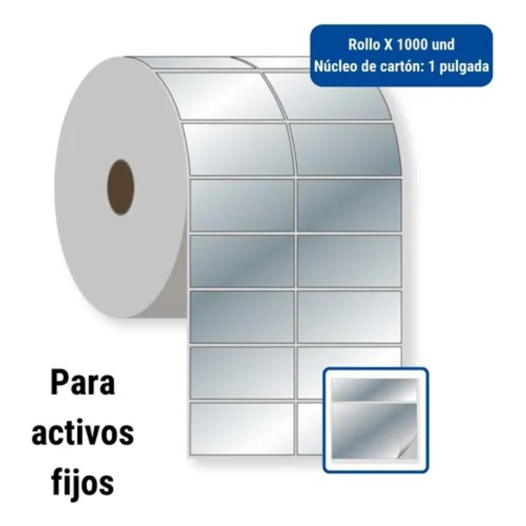 Etiqueta Adhesiva Void Plata 50 Mm X 25 Mm Rollo X 2500 Unidades 1 » Marketplace Colombia
