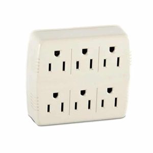 MultiTomas de Pared 6 Enchufes
