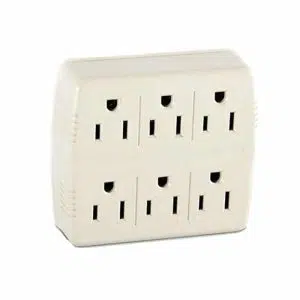 MultiTomas de Pared 6 Enchufes