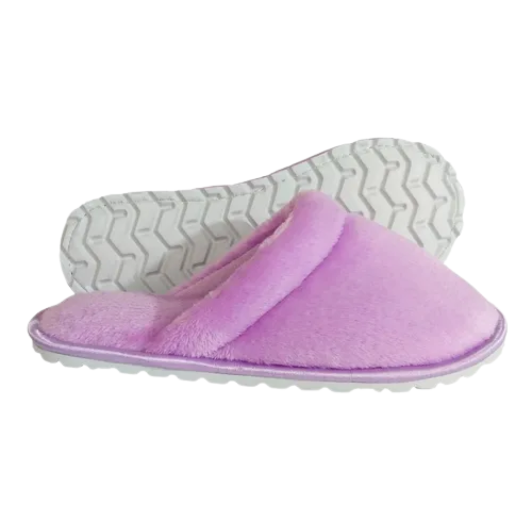 Pantuflas Babuchas Dama Piel Conejo Azul Oscuro 3 » Marketplace Colombia