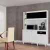 Colombia Marketplace Alacena Duda 140 Cm Blanca Negro