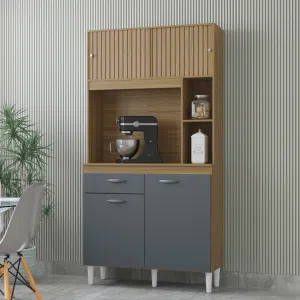 Colombia Marketplace Alacena Duda 90 Damasco Acanalado Gris