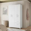 Colombia Marketplace Closet Mobi 4 Puertas Blanco