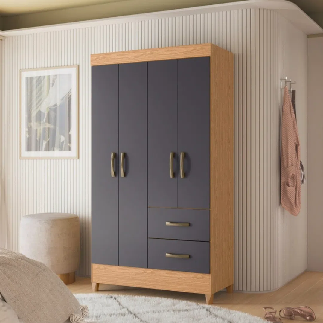 Colombia Marketplace Closet Mobi 4 Puertas Titanium