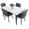 Colombia Marketplace Comedor Vitral Tipo Mármol Azul Set 4 Silla Gris