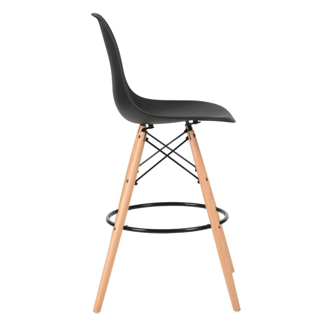 Colombia Marketplace Silla Bar Eames Negra Base En Madera » Marketplace Colombia Colombia Marketplace Silla Bar Eames Negra Base En Madera