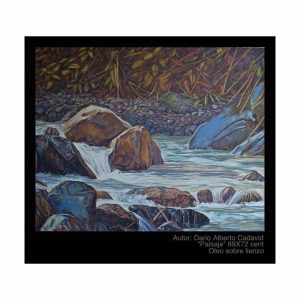 Colombia Marketplace Óleo sobre lienzo paisaje arte consuelo cadavid