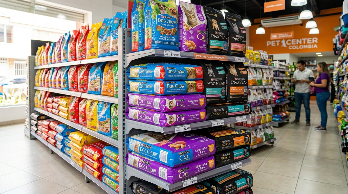 Colombia Marketplace Purina alimento mascotas perros gatos