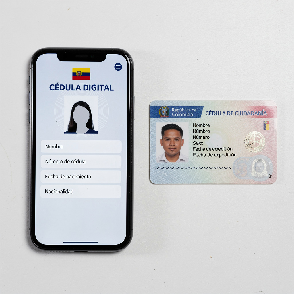 Cédula digital Colombia