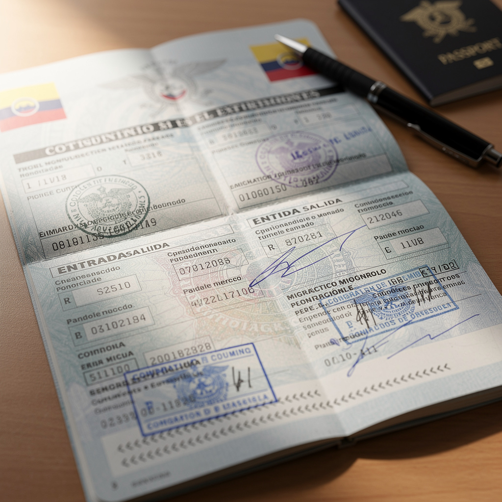 Certificado movimientos migratorios Colombia