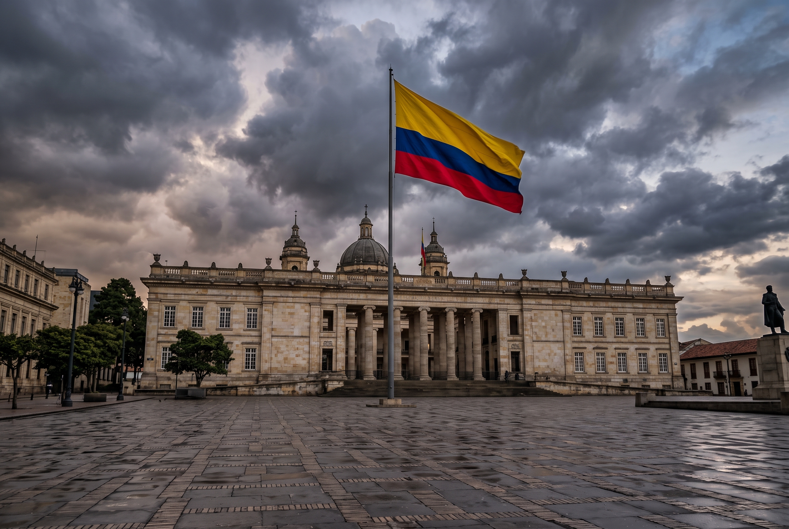Congreso De Colombia Sede Del Capitolio Nacional En Bogotá Política Colombiana