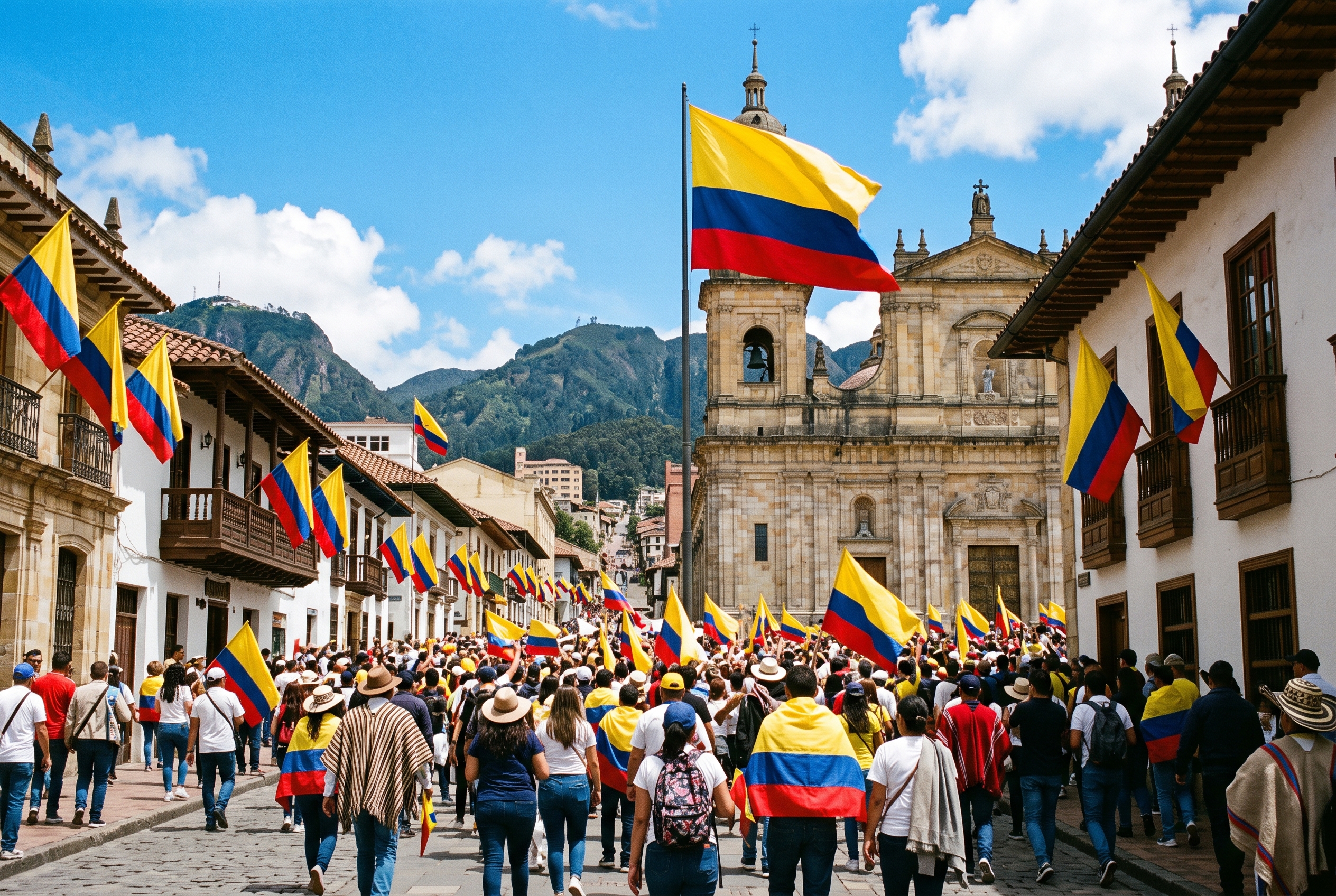 Colombia Marketplace Independencia Colombia Bandera