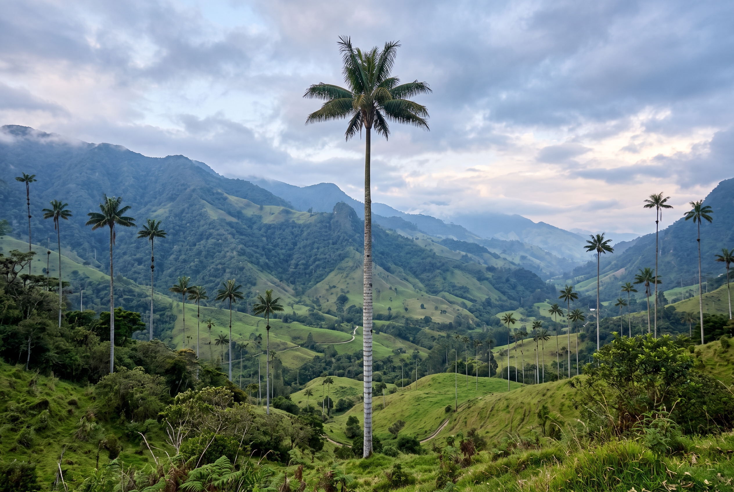 Palma De Cera Del Quindío En El Valle Del Cocorá