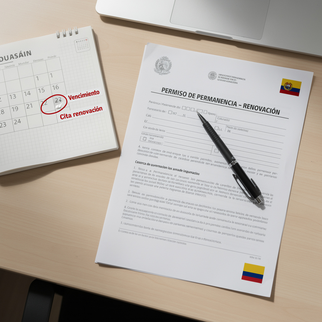 Prórroga permanencia Colombia