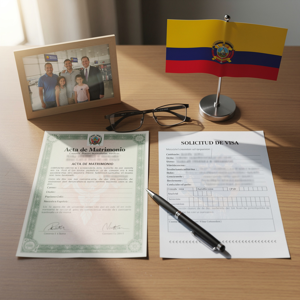 Visa de cónyuge Colombia