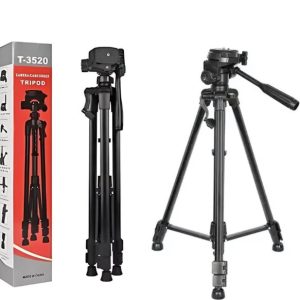 Tripode Base Profesional Camara + Estuche + Soporte Celular
