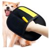 Person Wearing a Black Protective Bite Sleeve on Their Forearm As a Dog Approaches Playfully