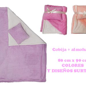 COBERTOR + ALMOHADA NIÑA (80*90)