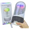 Portable Jellyfish-style Led Lamp and Bluetooth Speaker with a Hands-on Base, Shown with Its Box Labeled Max 113