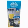 Packaging for a Home Elements Multipower Blender; Blue Box Shows a Glass Blender Jar with Yellow Smoothie on a Black Base (500 W, 2 L)./1)